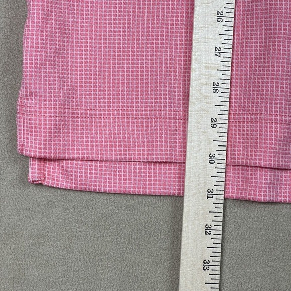 Footjoy Polo Shirt Mens Medium Pink Golfing Rugby Performance Logo Preppy Adult‎ - Picture 6 of 10